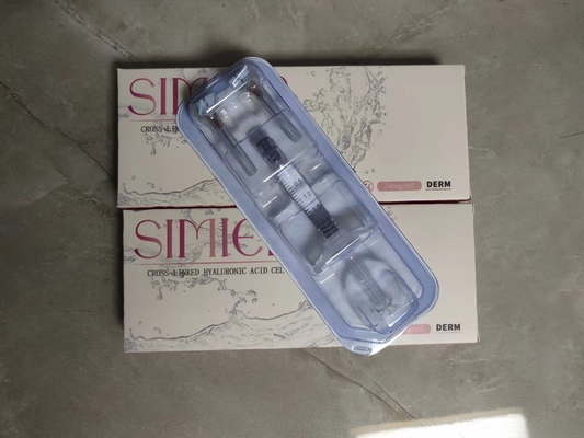 Przejrzysty wypełniacz skórny do ust i twarzy 24 mg/ ml