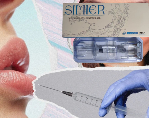 SIMIER 2 ml Wstrzykiwacz przeciwzmarszczkowy do twarzy z kwasem hialuronowym