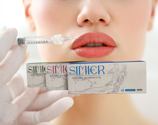 Female Dermal Lip Fillers Cross Linked Hyaluronic Acid 2 ml HA Body Filler