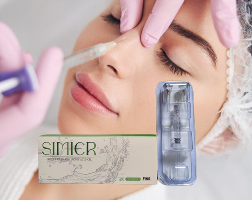 Female Dermal Lip Fillers Cross Linked Hyaluronic Acid 2 ml HA Body Filler