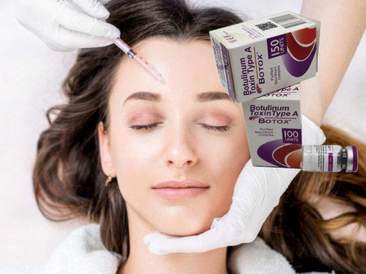 Biały proszek toksyny botulinowej typu A 100 jednostek Botox na zmarszczki twarzy