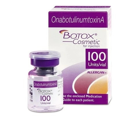 Zastrzyki z toksyny botulinowej Allergan usuwają zmarszczki 100 jednostek botoksu